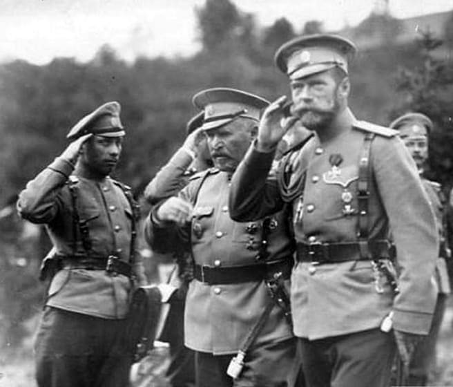 Николай Второй на фронте первой мировой войны